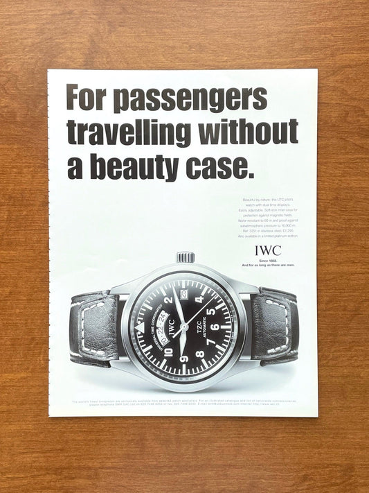 2000 IWC UTC Pilot's Watch Ref. 3251 Advertisement