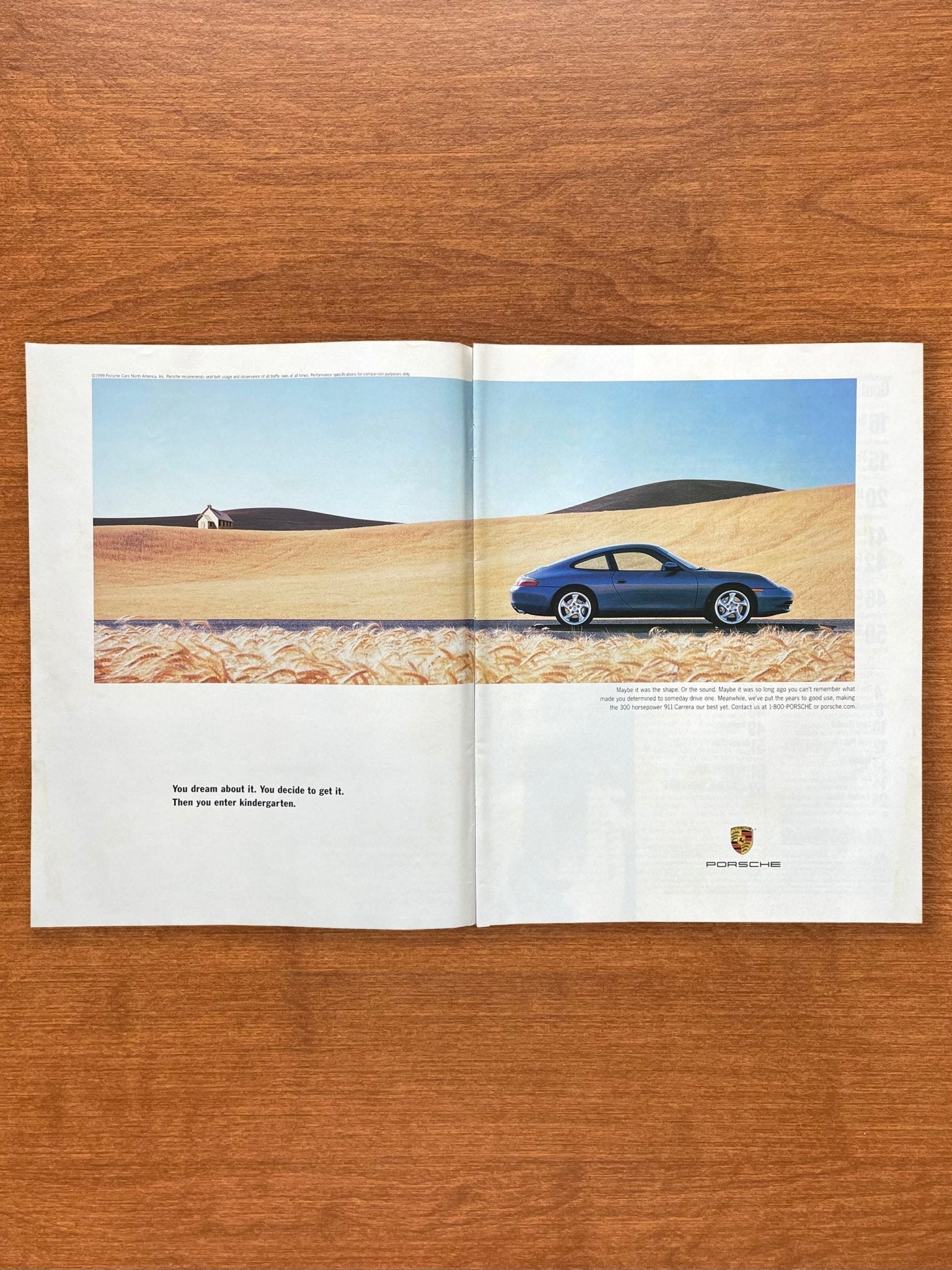 2000 Porsche 911 Carrera "Then you enter Kindergarten." Advertisement