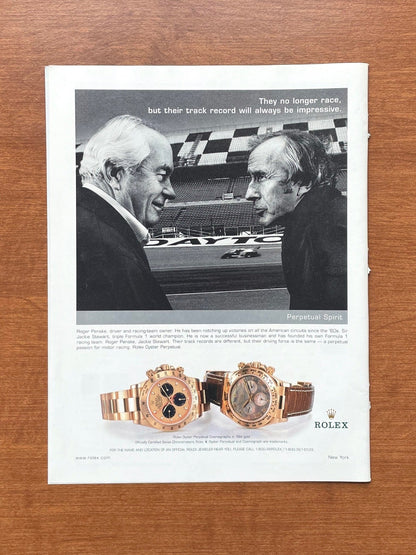 2002 Rolex Daytonas Ref. 116528 and Ref. 116518 Advertisement