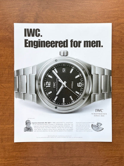 2005 IWC Ingenieur Automatic Ref. 3227 Advertisement
