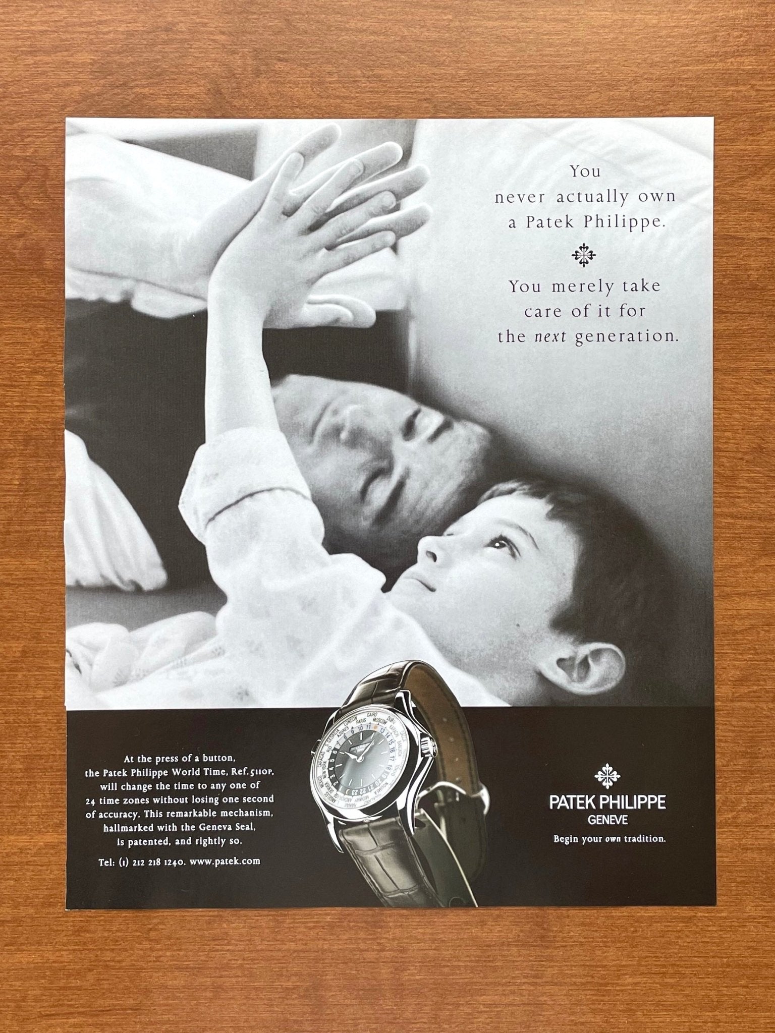 Advertising Patek Philippe 24 New 2005 Patek Philippe World Time