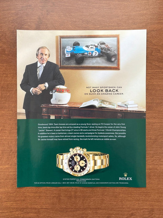 2007 Rolex Daytona Ref. 116528 feat. Sir Jackie Stewart Advertisement