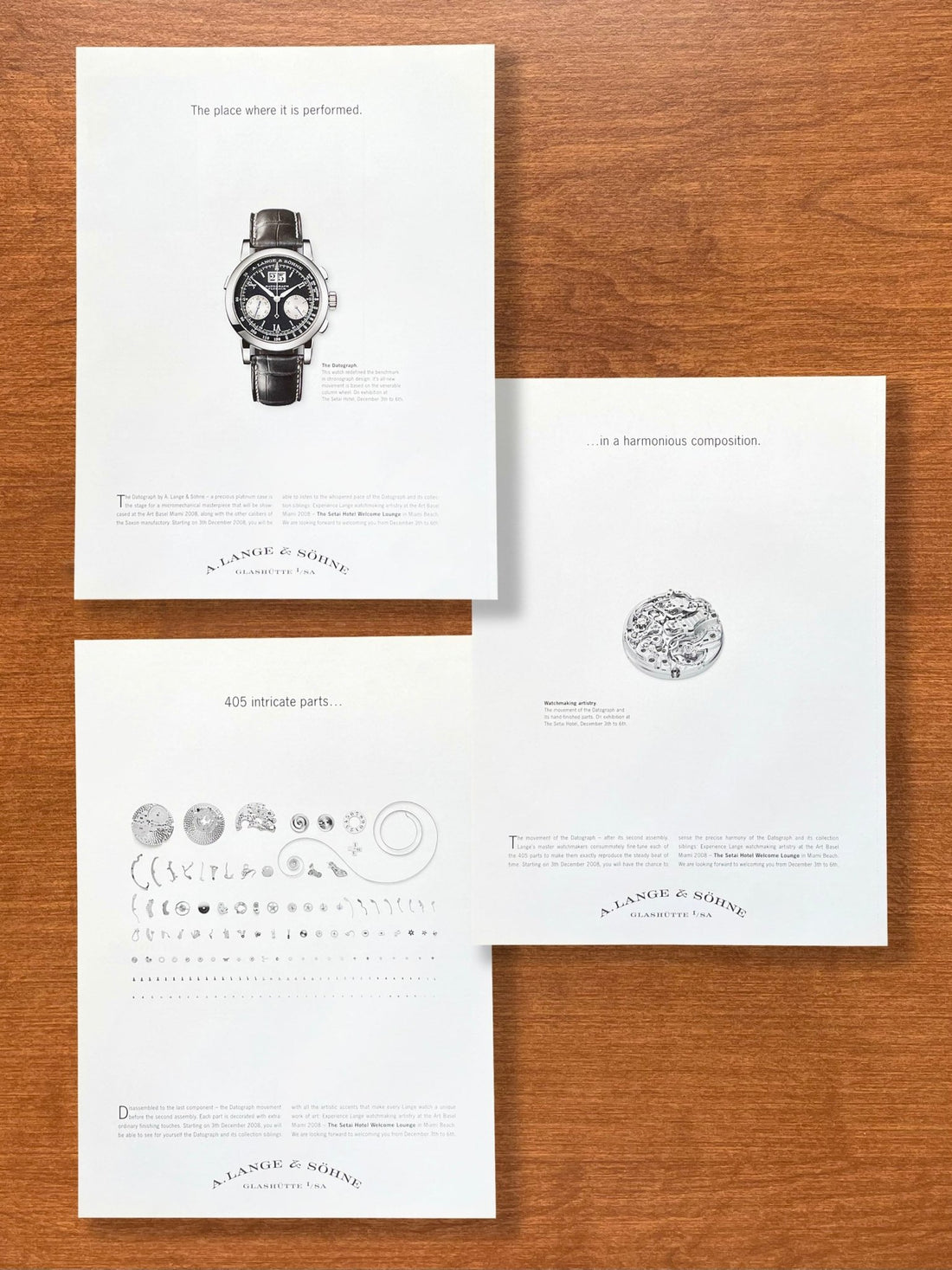2008 A. Lange & Sohne Datograph 
