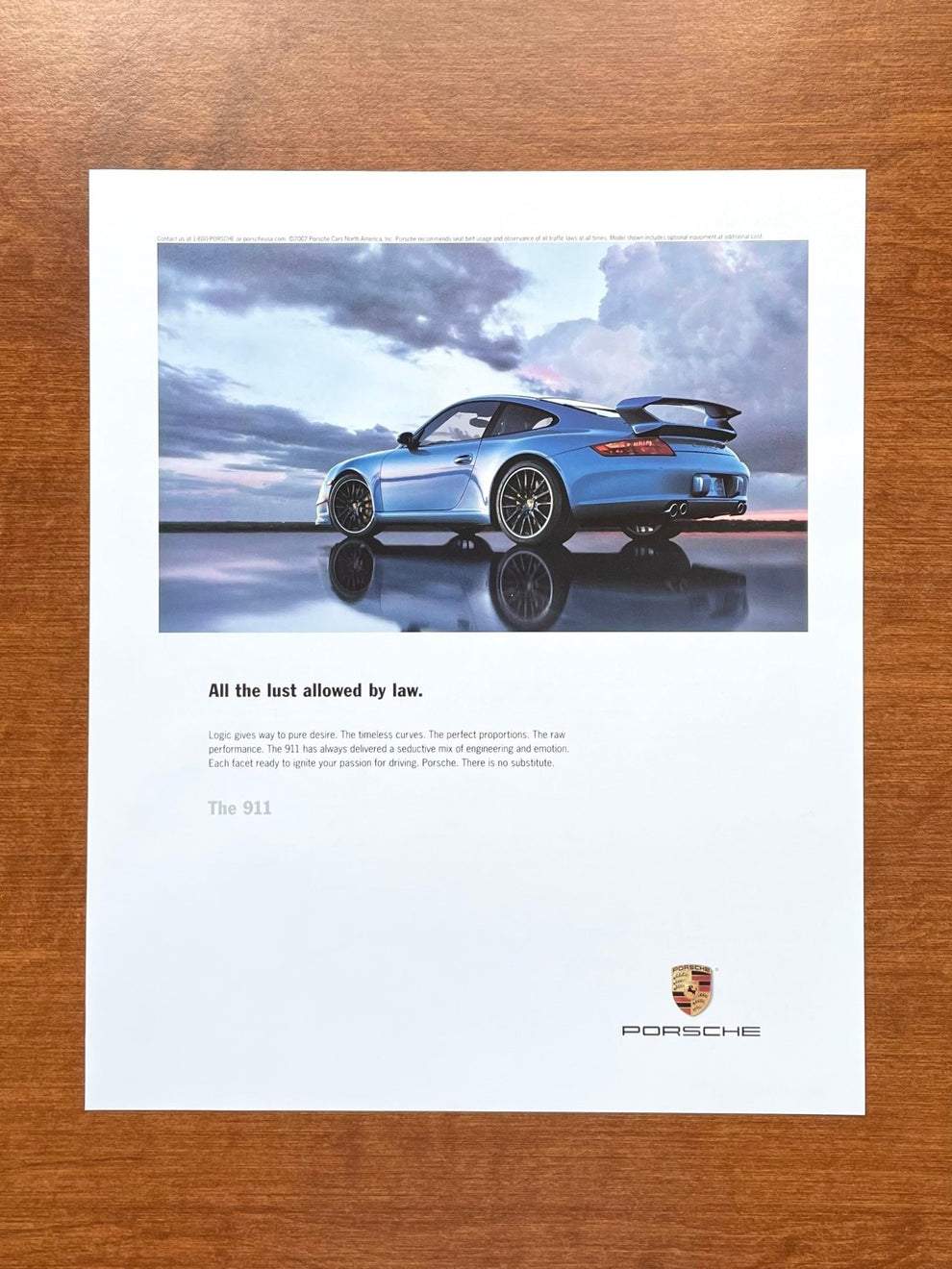 2008 Porsche 911 Carrera S Advertisement | Ad Patina