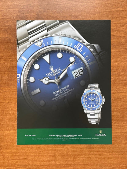 2008 Rolex Submariner Ref. 116619 Advertisement