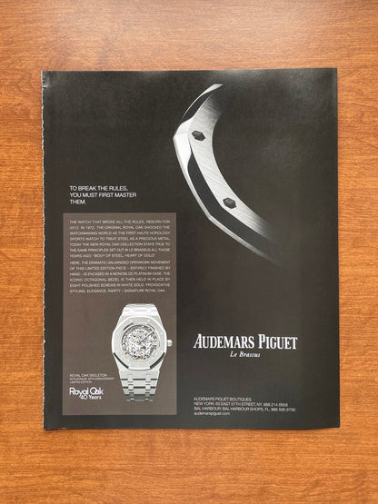2012 Audemars Piguet Royal Oak Skeleton Advertisement