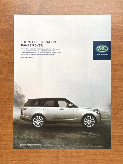 2013 Range Rover "The next generation" Advertisement