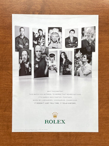 2013 Rolex "Why This Watch?" feat. Picasso Advertisement