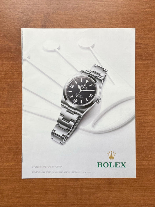 2014 Rolex Explorer Ref. 214270 Advertisement