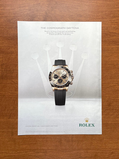 2017 Rolex Daytona Ref. 116515 on Oysterflex Advertisement