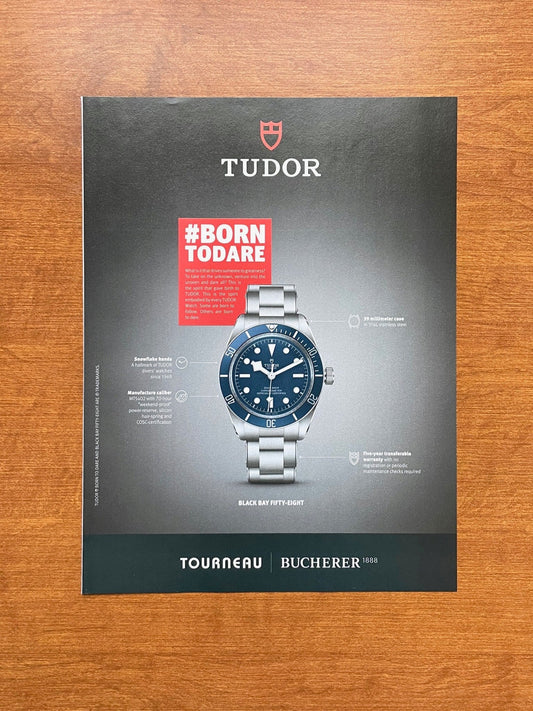 2022 Tudor Black Bay 58 Blue Advertisement