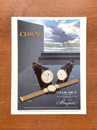 Breguets in Chaumet Advertisement