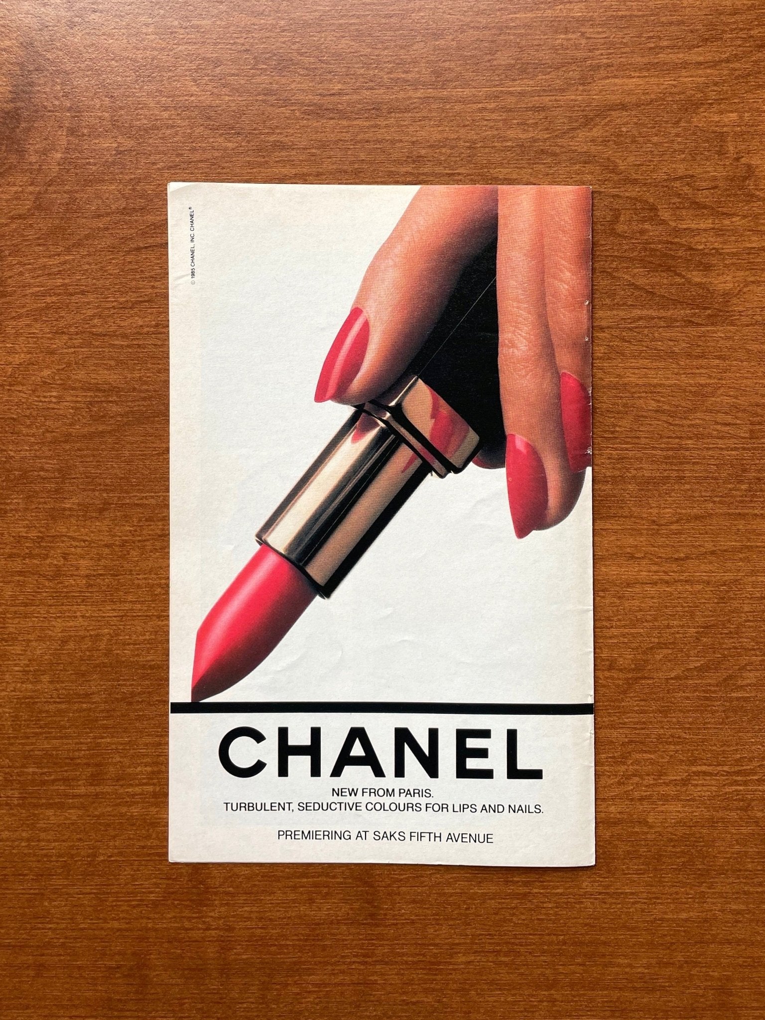 Chanel Lipstick Advertisement