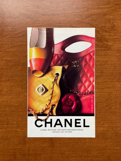 Chanel Shoe and Handbags Advertisement