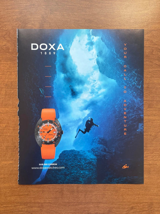 Doxa SUB 300 Carbon Advertisement