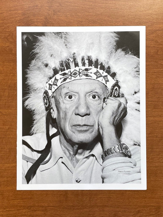 Image of Picasso wearing GMT Master Advertisement