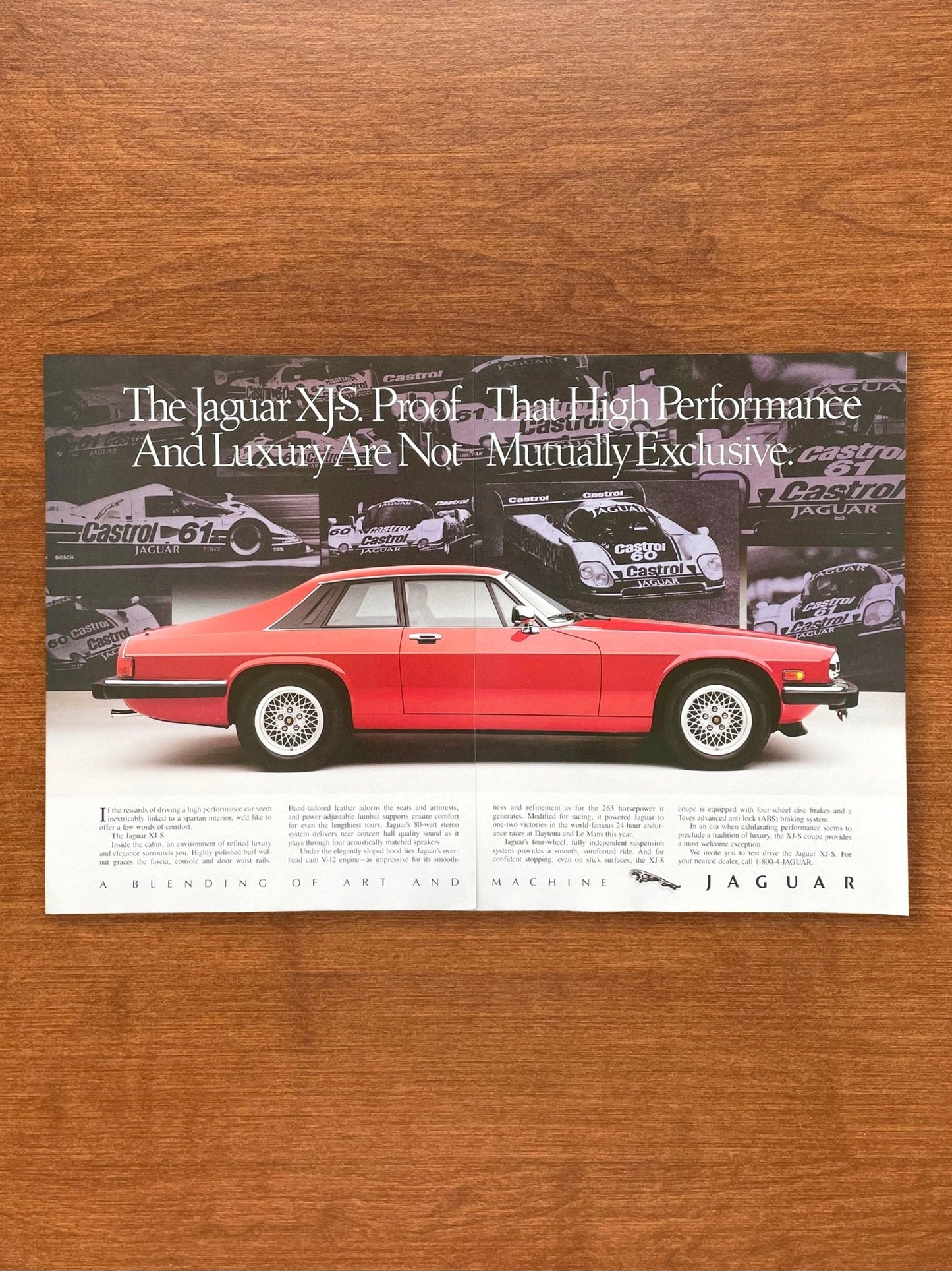 Jaguar XJ-S Advertisement