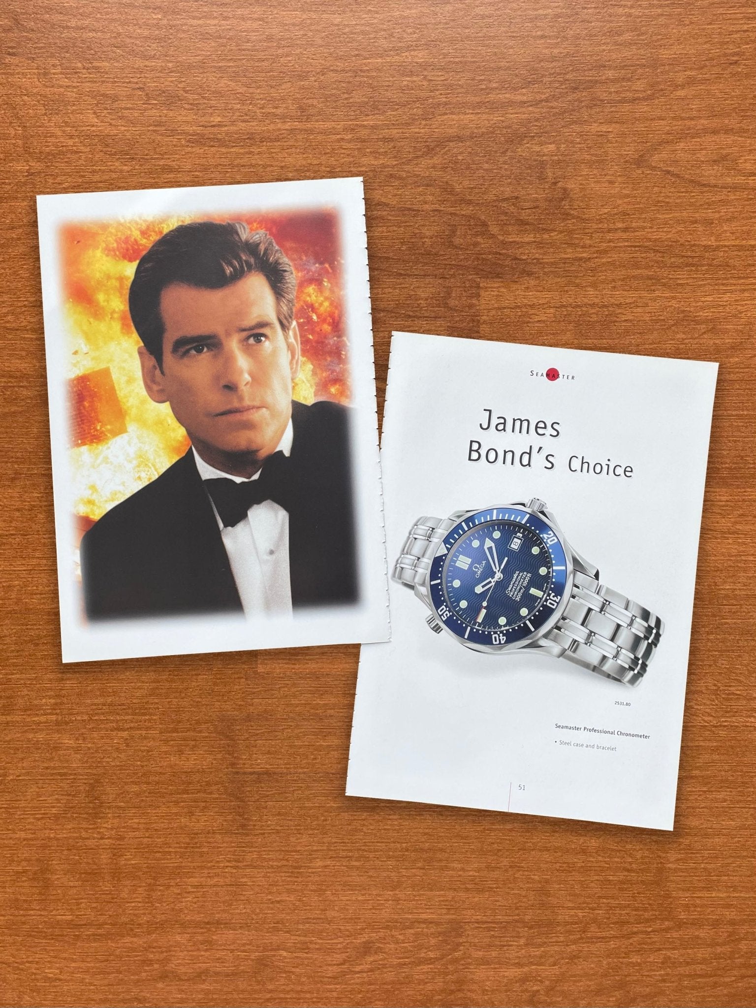 Omega Seamaster 2531.80 Catalog Pages Advertisement Ad Patina