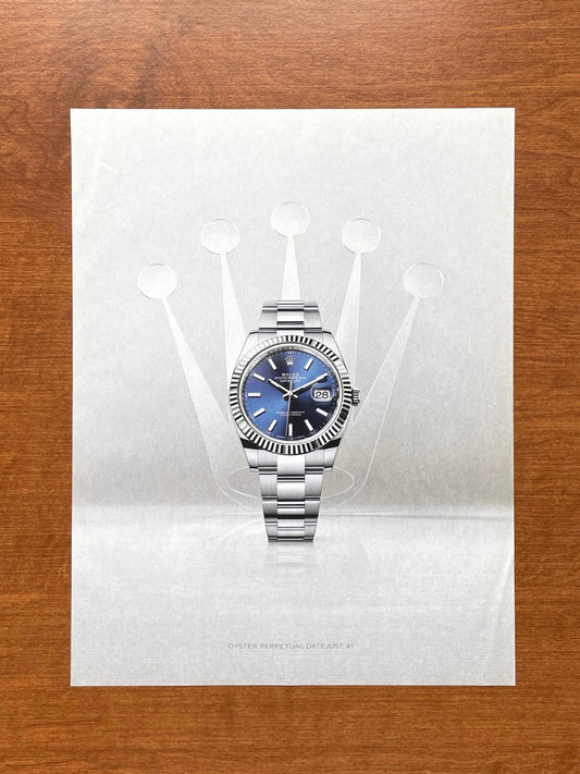 Rolex Datejust 41 Ref. 126334 w/ bright blue dial Advertisement