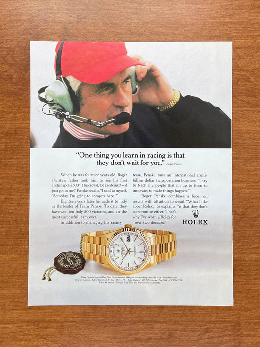 Rolex Day Date Ref. 18238 feat. Roger Penske Advertisement