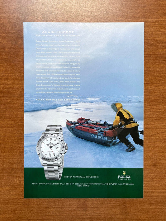 Rolex Explorer II Ref. 16570 feat. Alain Hubert Advertisement