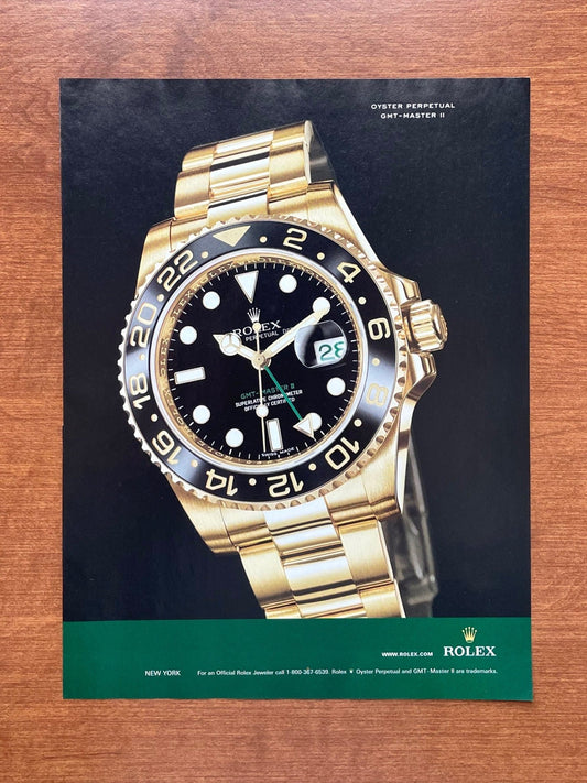 Rolex GMT Master II Ref. 116718 Advertisement