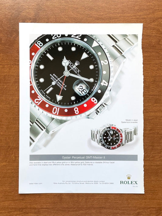 Rolex GMT Master II Ref. 16710 Advertisement