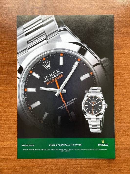Rolex Milgauss Ref. 116400 Advertisement