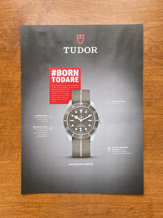 Tudor Black Bay 58 in 925 Silver Advertisement