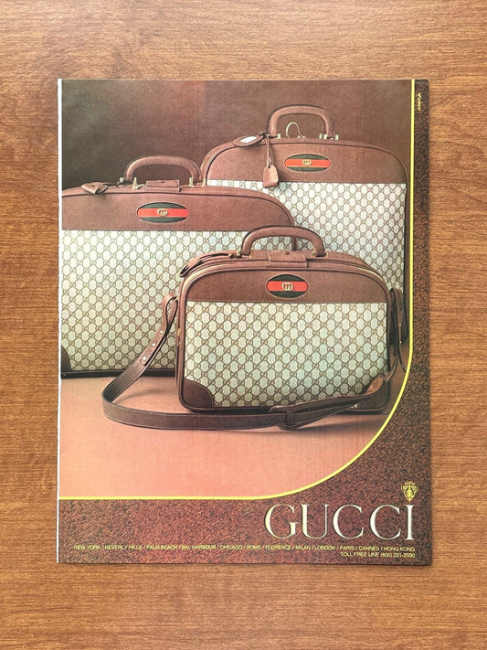 Vintage Gucci Advertisement