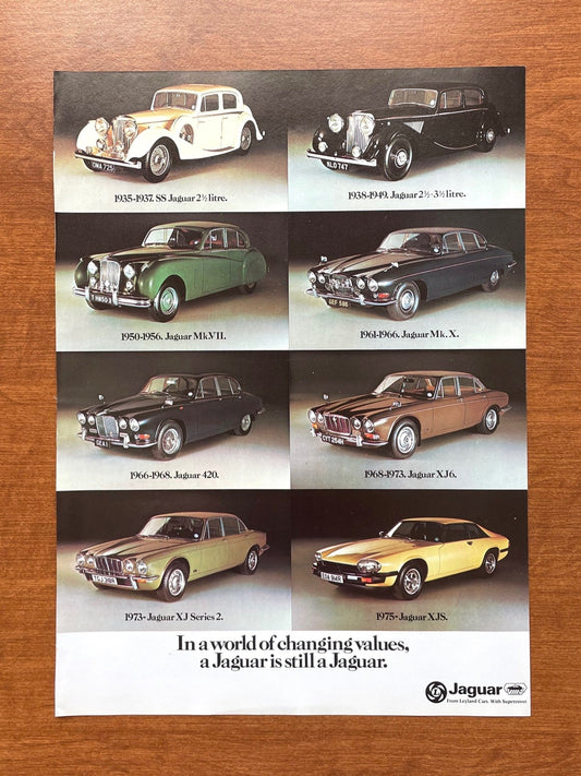 Vintage Jaguar Advertisement