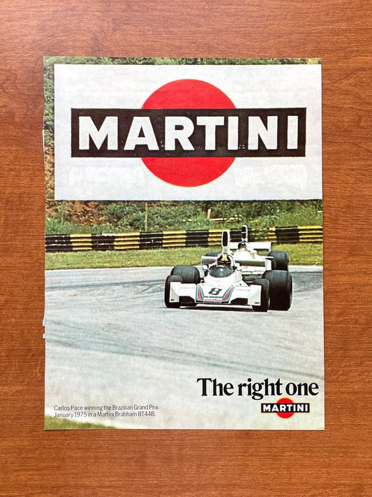 Vintage Martini featuring Brazilian Grand Prix image Advertisement