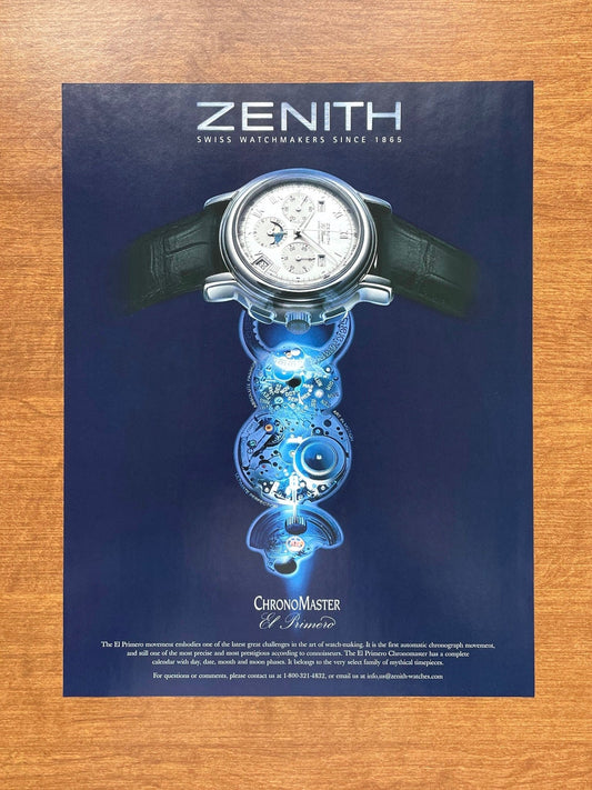 Zenith Chronomaster El Primero Advertisement